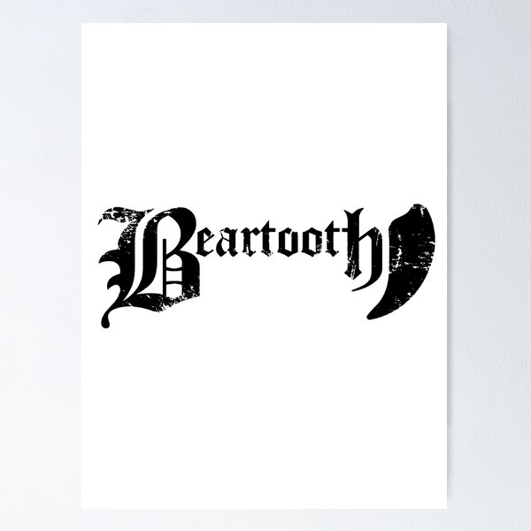 Beartooth Logo hardcore punk Poster RB0211 product Offical beartooth Merch