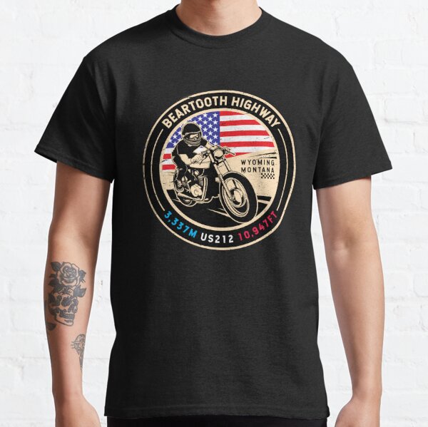 Beartooth Highway | All American Roads | Motorcycle Classic T-Shirt RB0211 product Offical beartooth Merch