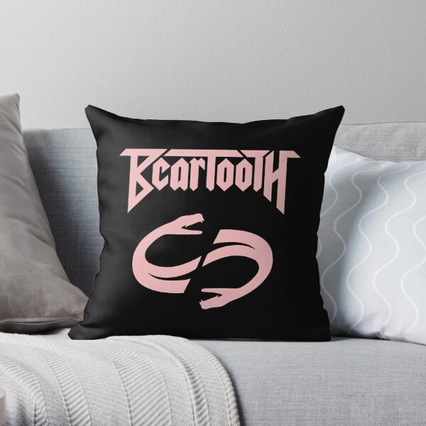 Beartooth Pink Logo Throw Pillow RB0211 product Offical beartooth Merch