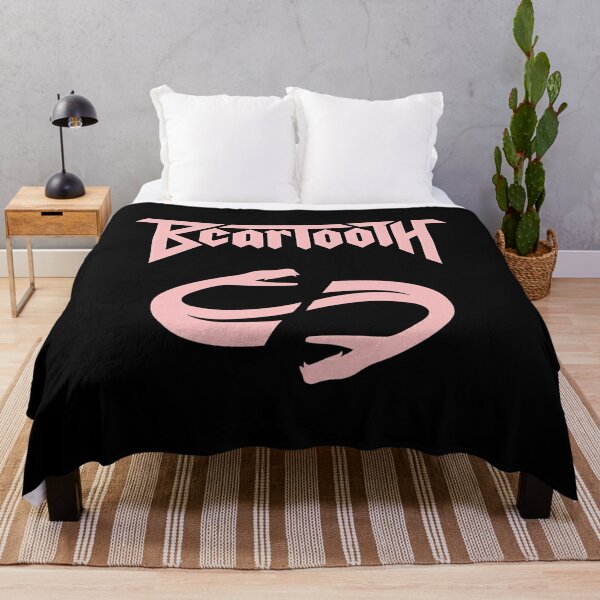 Beartooth Pink Logo Throw Blanket RB0211 product Offical beartooth Merch